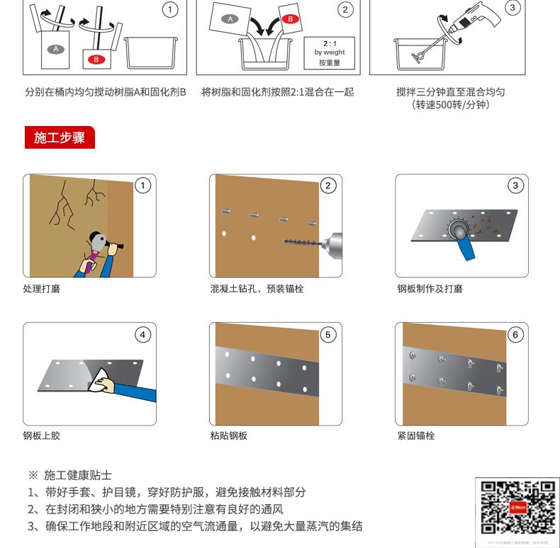 包钢呼兰粘钢加固施工过程